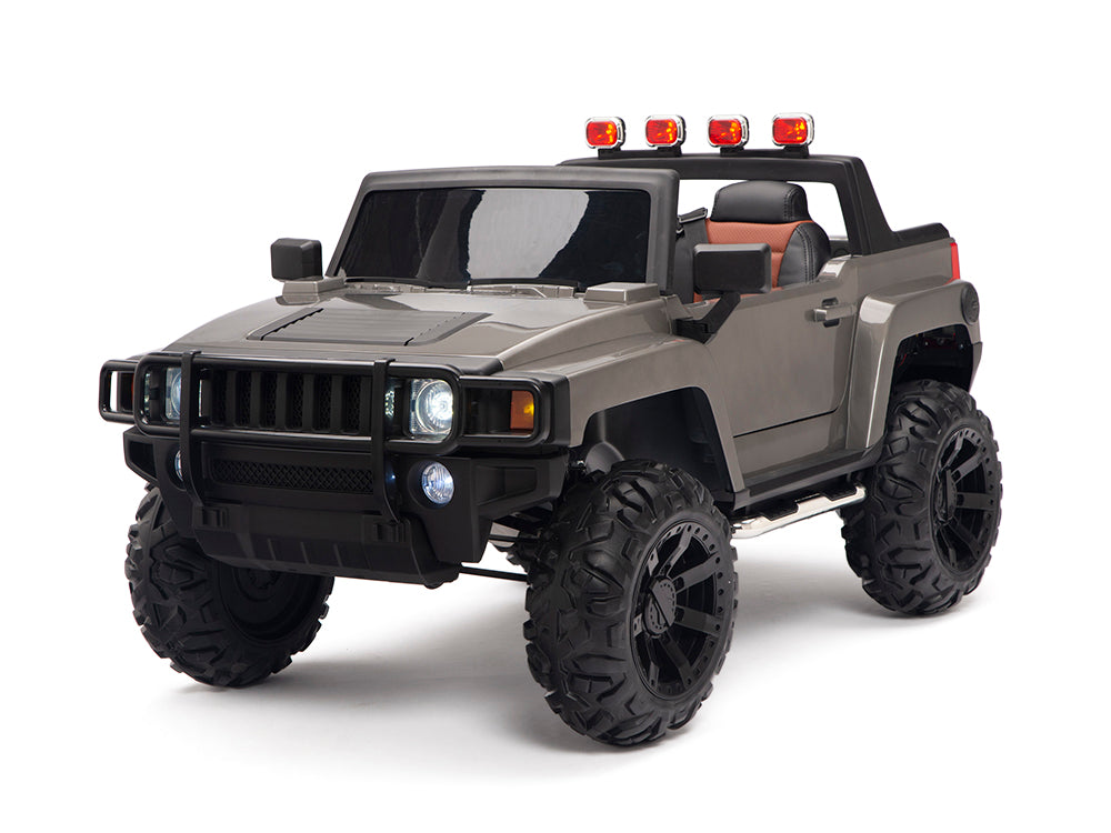 Ride On RC Car Hummer Style Truck For Children W/Magic Cars® Parental Remote Control