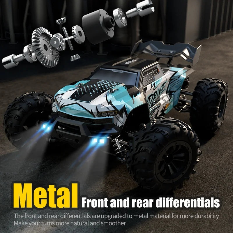70Km/H Brushless RC Cars 1/16 Scale High-Speed Racing Cars 2.4Ghz Remote Control Toys 4WD Electric Off-road Monster Truck Gifts