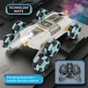 Children's Remote Control Car Six-wheeled Swing Arm Skip Stunt Spray Car Eight-wheeled Deformation Toy Car