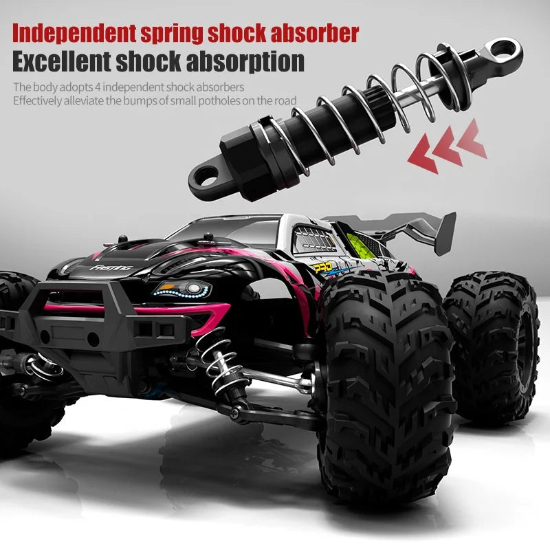 70Km/H Brushless RC Cars 1/16 Scale High-Speed Racing Cars 2.4Ghz Remote Control Toys 4WD Electric Off-road Monster Truck Gifts