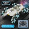 Children's Remote Control Car Six-wheeled Swing Arm Skip Stunt Spray Car Eight-wheeled Deformation Toy Car