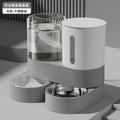 Pet Automatic Drinking Water Feeder Integrated Cat Bowl Dog Bowl Water Dispenser Large Capacity Rotatable Combination Bowl Food Bowl