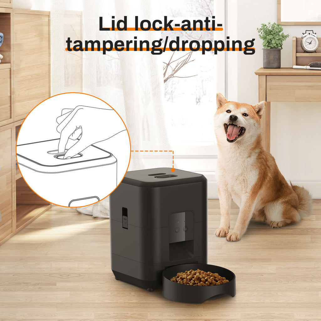 Amazon Explosions Pet Intelligent Feeder Dog Cat Automatic Bowl Timed Quantitative Wif Remote Feeding