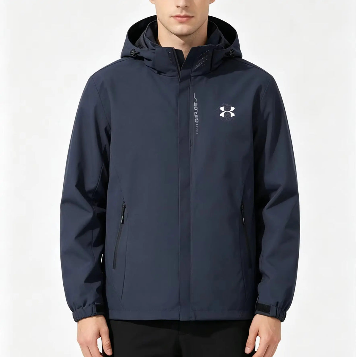 Men's Waterproof Rain Jacket Lightweight Outer Hooded Outdoor Raincoat Hiking Windproof Jacket Climbing Outdoor Jackets