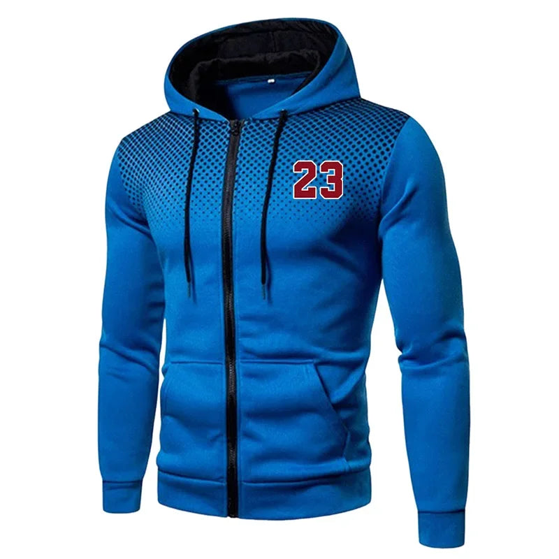 2026 Hot Sale Men's Tracksuit Zip-up Jacket Black Sweatpants Fall Winter Daily Casual Sporty Sweatshirt Outfit Male Training Set