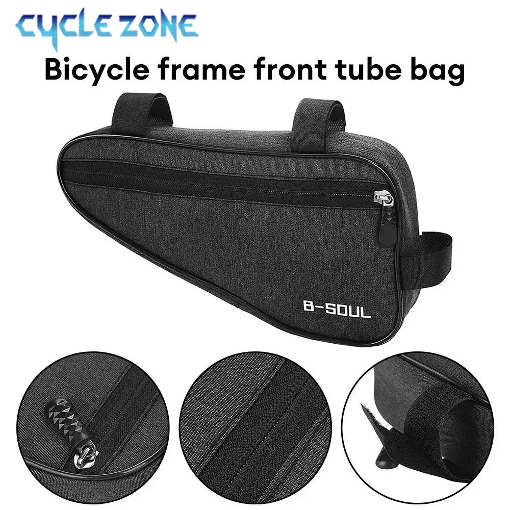 Bicycle Triangle Bag Bike Front Tube Frame Saddle Storage Bags MTB Cycling Pouch Durable Bike Versatile Bag Bicycle Accessories