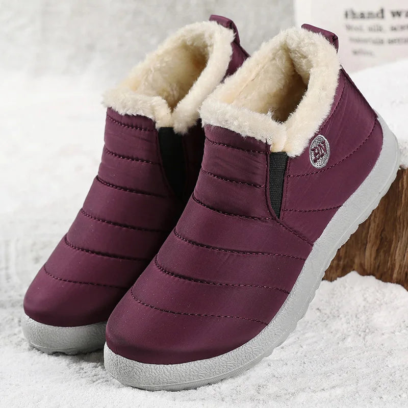 Women's Sneaker 2025 Winter Shoes Woman Fur Loafers Lightweight Winter Sneakers Casual Shoes Women Flat Winter Footwear Female