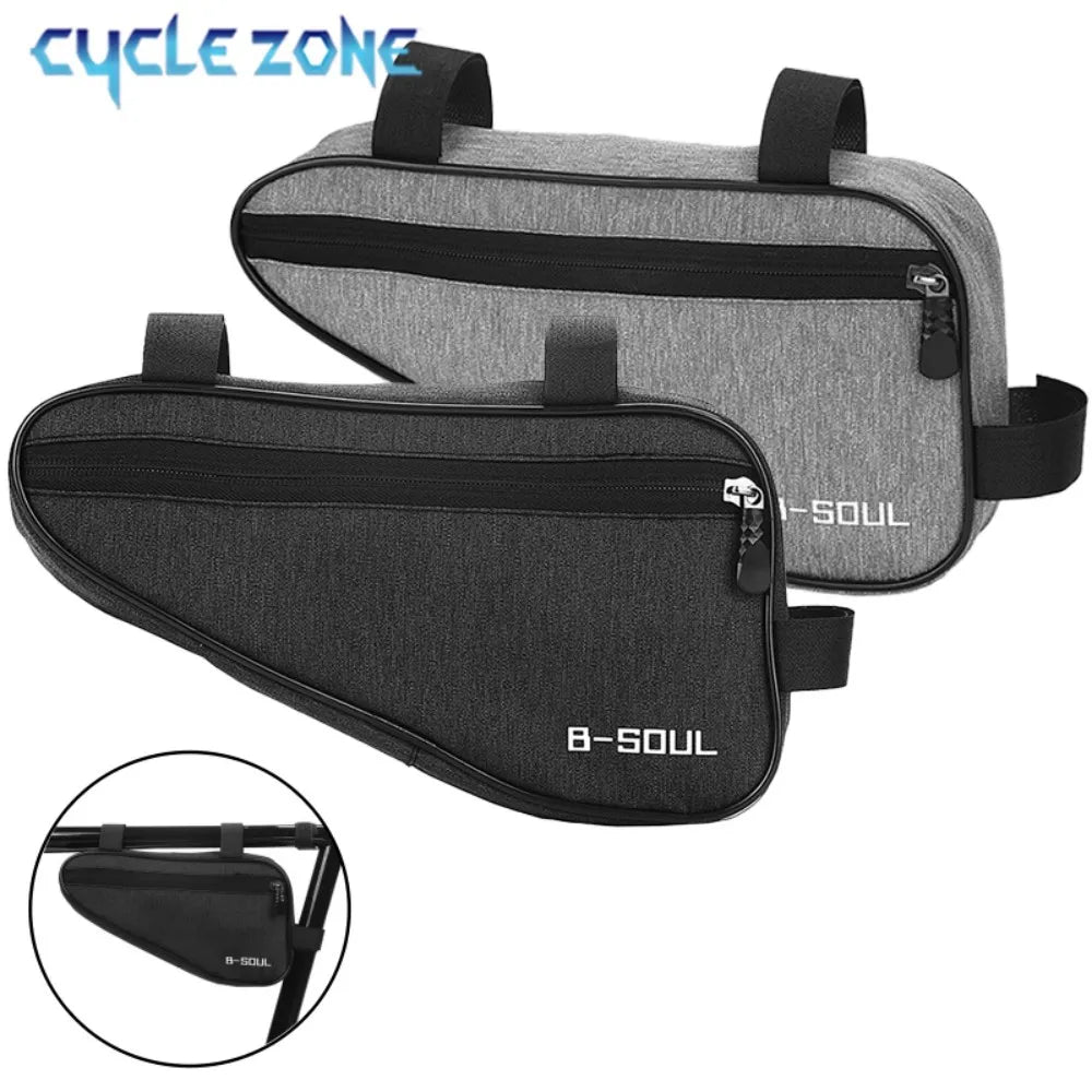 Bicycle Triangle Bag Bike Front Tube Frame Saddle Storage Bags MTB Cycling Pouch Durable Bike Versatile Bag Bicycle Accessories