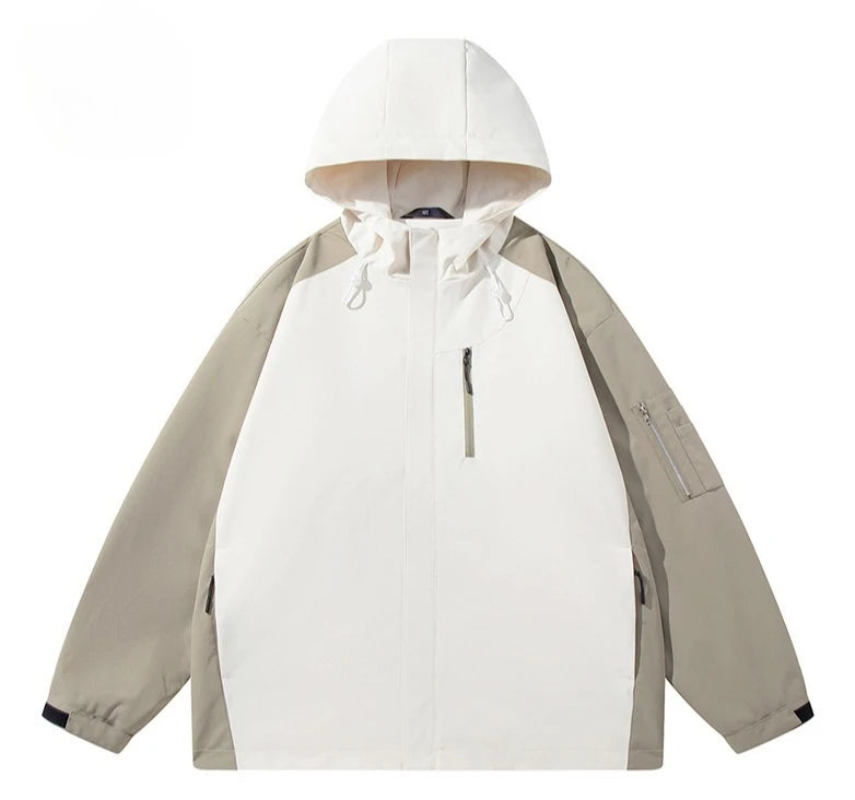 Jacket Men's Hooded 2026 Spring and Autumn New Versatile Simple Casual Top Jacket