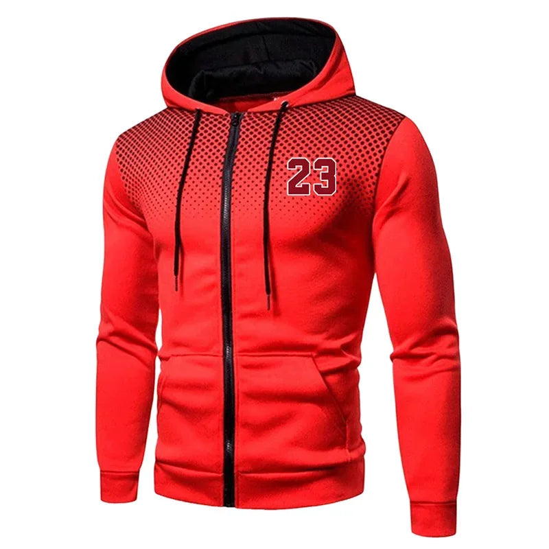 2026 Hot Sale Men's Tracksuit Zip-up Jacket Black Sweatpants Fall Winter Daily Casual Sporty Sweatshirt Outfit Male Training Set