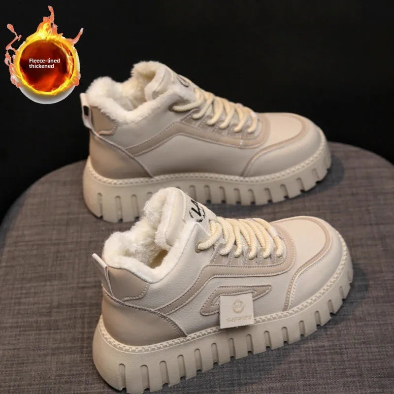 Winter New Women Snow Boots Designer Plush Warm Casual Sneakers Fashion Female Ankle Boots Walking Shoes Zapatillas Mujer