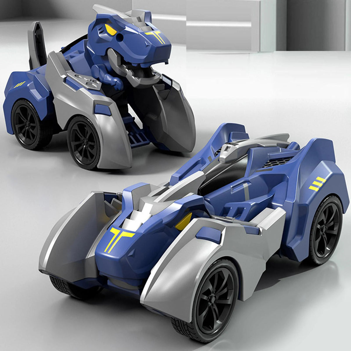 2-in-1 Transforming Dinosaur Car: Automatic Transformations for Kids' Fun!
