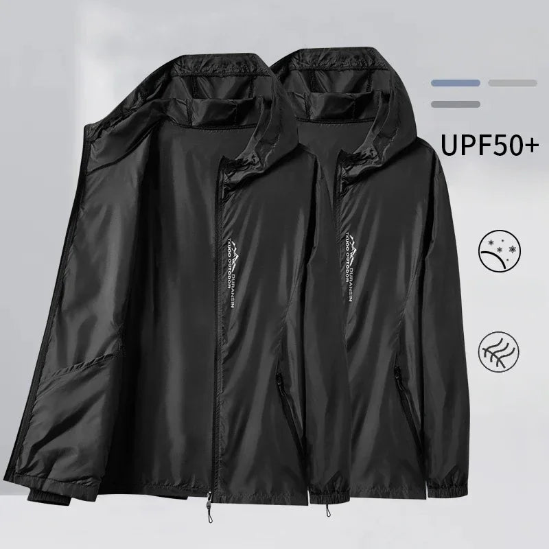 Hiking Skin Jacket Outerwear Coat Camping Rain Jackets Waterproof Sun Protection Fishing Hunting Clothes Quick Dry Sunscreen