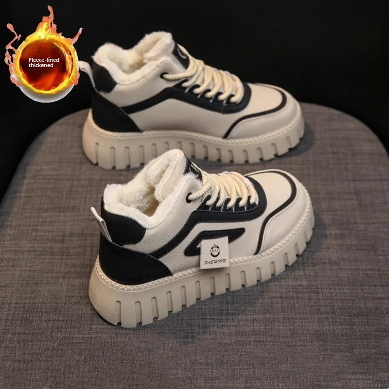 Winter New Women Snow Boots Designer Plush Warm Casual Sneakers Fashion Female Ankle Boots Walking Shoes Zapatillas Mujer