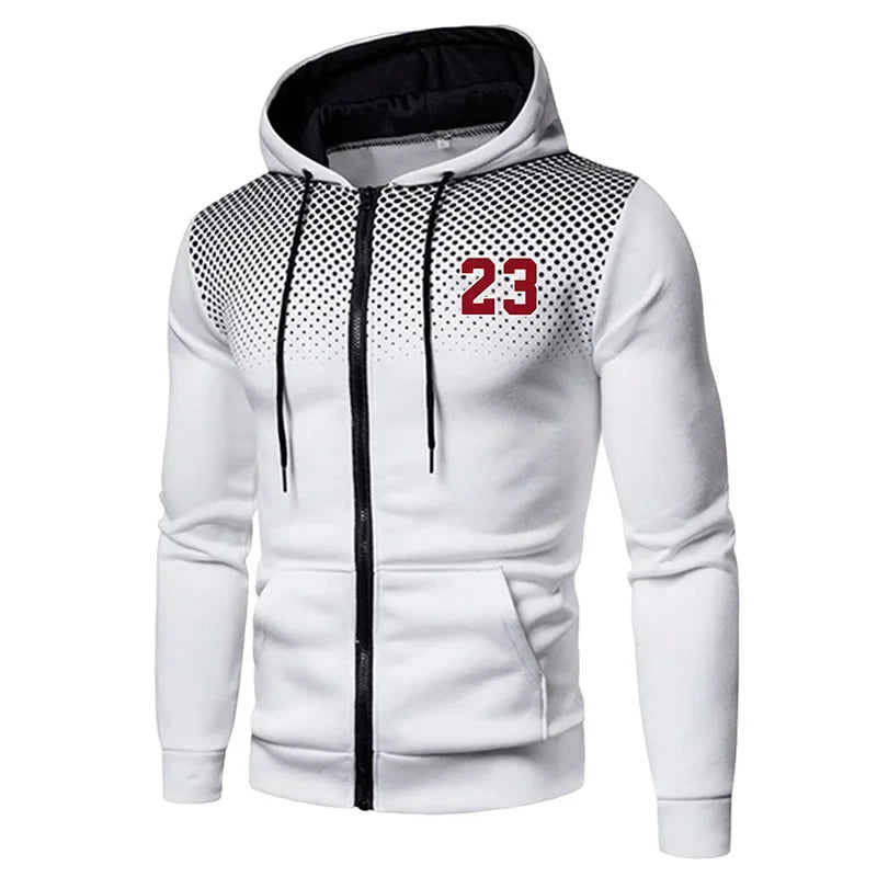 2026 Hot Sale Men's Tracksuit Zip-up Jacket Black Sweatpants Fall Winter Daily Casual Sporty Sweatshirt Outfit Male Training Set