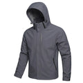 Mens Outdoor Waterproof Jacket Windproof Hoodie Coats Lightweight Cycling and Hiking Raincoat Work Jacket Man Climbing Outerwear